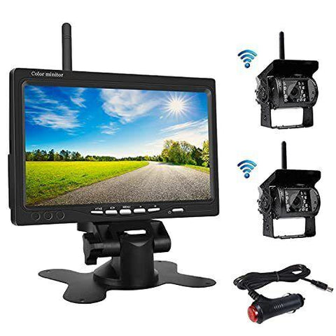 7Inch Monitor Wireless Rear View Backup Camera Night Vision-AM00695-Veeddydropshipping