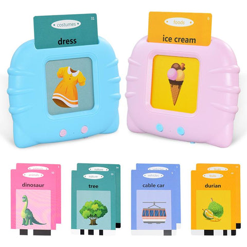 Kids Audio Electronic Cards Book Cognitive Talking Flash Cards Early Education-TB00496-Veeddydropshipping