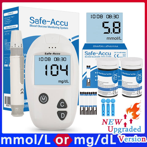 Blood Glucose Meter Test Strips Lancets Glucometer kit-BH00800-Veeddydropshipping