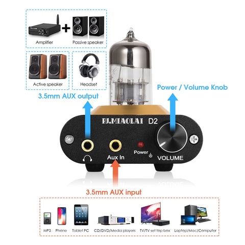Audio Vacuum Valve Tube Amplifier Stereo Preamp-Veeddydropshipping