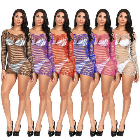 Women Sexy Hollow Out Base Tanks Underwear-WF00733-Veeddydropshipping
