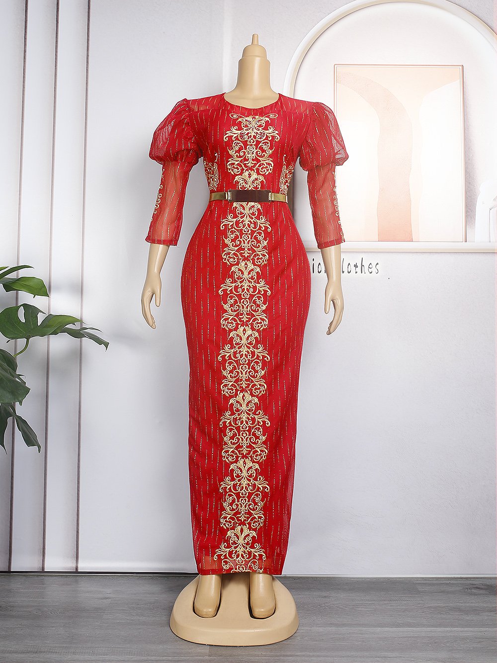 African Women Plus Size Evening Dresses-Veeddydropshipping