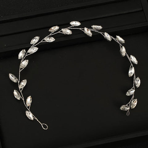 Headbands Wedding Handmade Crystal Women Hair Jewelry  -JW00509-Veeddydropshipping