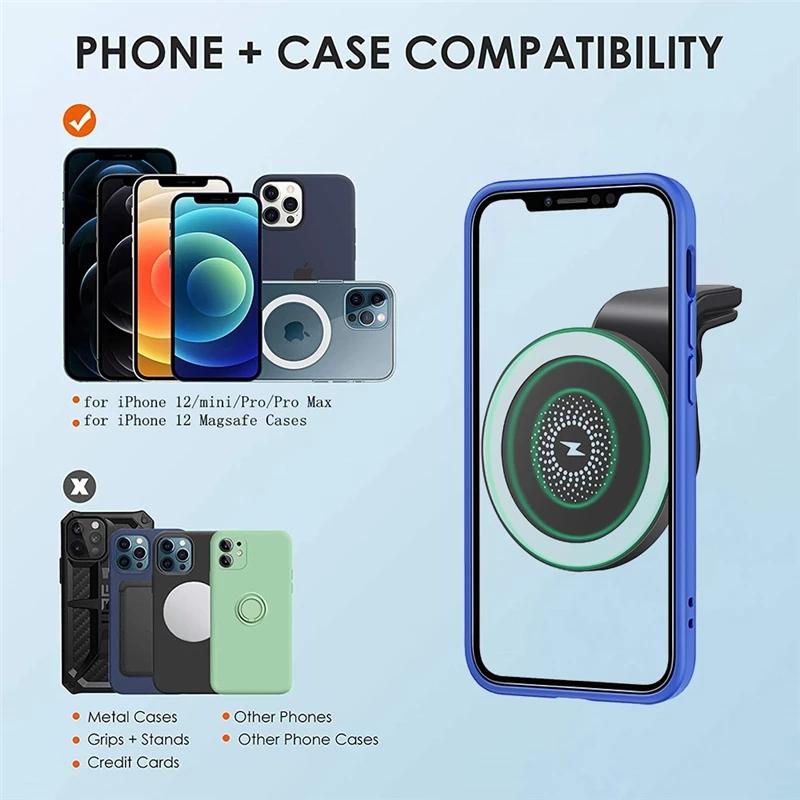 Magnetic Wireless Car Charger Holder Fast Charging-Veeddydropshipping