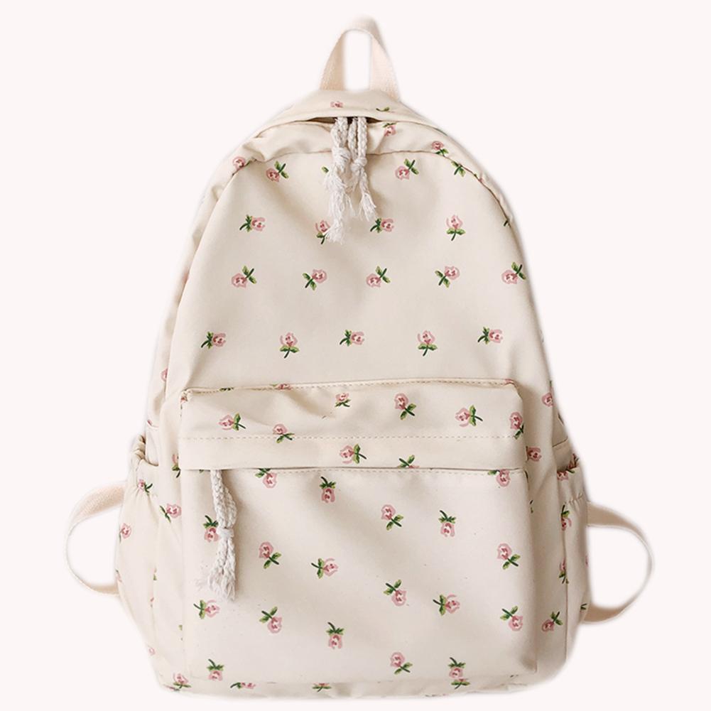 Backpack Women Travel Flower School Bag Preppy Bookbag-BS00023-Veeddydropshipping