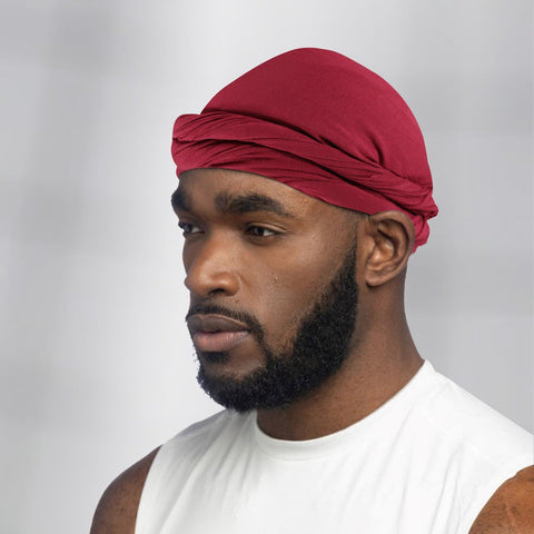 Halo Head Wrap Solid Cotton Turban Bonnet-MF00951-Veeddydropshipping