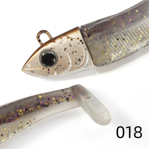 Fishing Black Minnow Soft Lure Jig Head 25g 40g 60g  90mm 110mm 125mm Wobbler -OS00385-Veeddydropshipping
