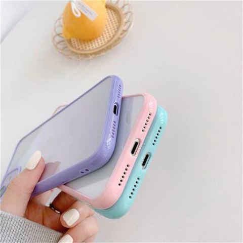 Case for iPhone 14 13 11 12 Pro Max Mini 7 8 SE XR Clear Shockproof Phone Cover-PA00098+Veeddydropshipping