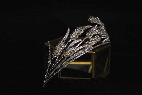 Trendy Crown Wedding Hair Accessory Women Hairwear Bridal -JW00500-Veeddydropshipping