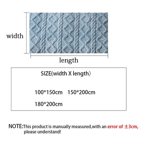 Wool Blanket Double Layer Thickening Blanket-HA00576-Veeddydropshipping