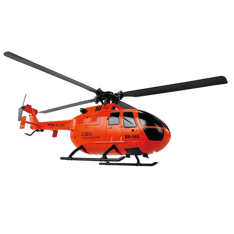 C186 Pro RC Helicopter for Adults 2.4G 4 Channel BO105 Scale with Automatic-TB01420-Veeddydropshipping