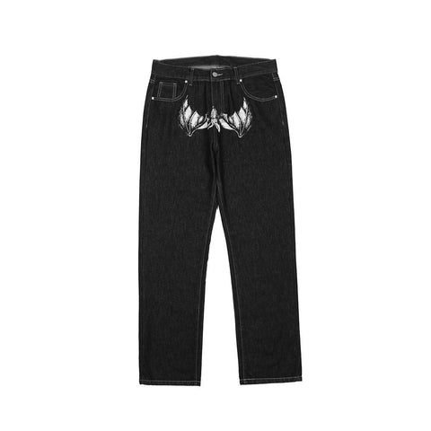 Streetwear Mens Graphic Print Baggy Punk Rock Jeans-MF00592-Veeddydropshipping