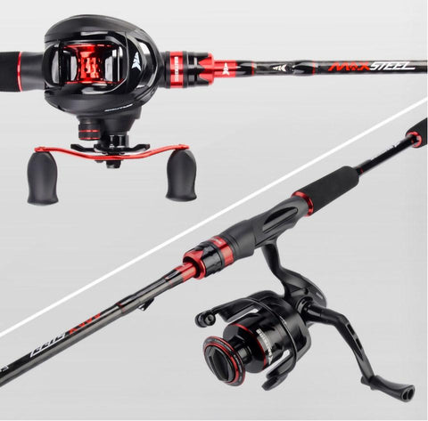 Max Steel Rod Carbon Spinning Casting Fishing Rod with 1.80m 2.13m 2.28m 2.4m-OS00325-Veeddydropshipping