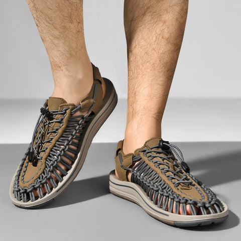 Design Beach Sandals Breathable Casual Flat Male Sandals-BS01494-Veeddydropshipping