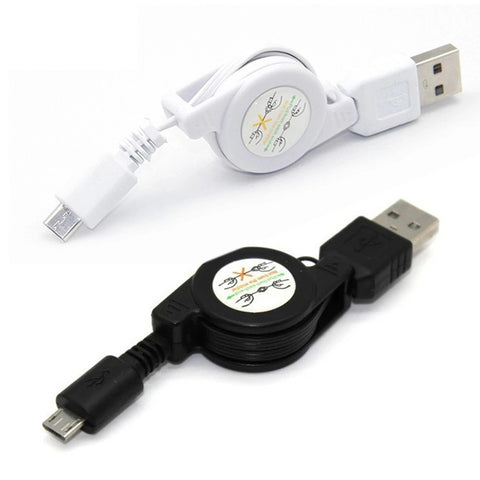 75CM Flexible Retractable Micro USB A to USB 2.0 B Male Cable Micro USB Data -CE00186-Veeddydropshipping