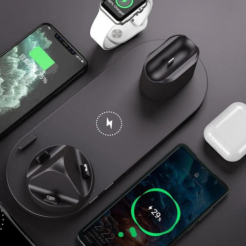 30W 10 in 1 Wireless Charger Stand Pad For iPhone 14 13 12 Apple Watch Qi Fast Charging-PA01038-Veeddydropshipping