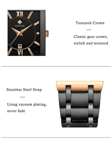 Watches Women Bracelet Square Quartz WristWatch-JW00957-Veeddydropshipping