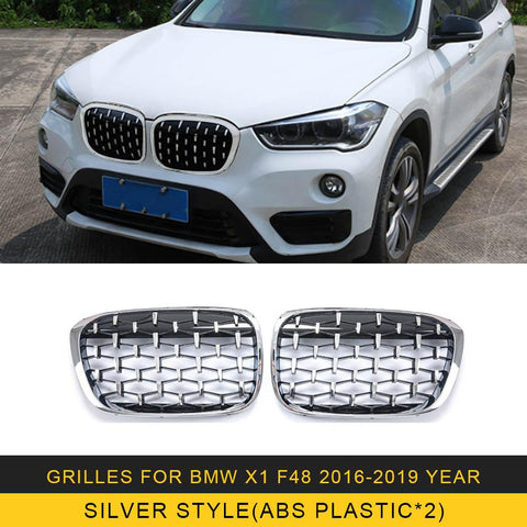 Auto Car Accessories For BMW X1 F48 2016-2019 Front Grille Middle-AM00088-Veeddydropshipping