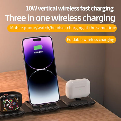 18W 3 in 1 Magnetic Wireless Charger Stand Pad for iPhone-PA01065-Veeddydropshipping