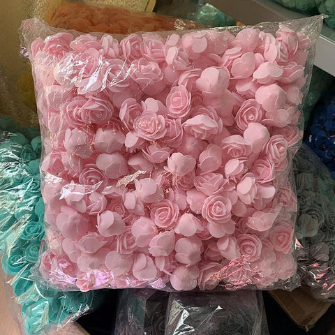 Foam Rose for Bear Artificial Flowers Diy Gifts-HA00645-Veeddydropshipping