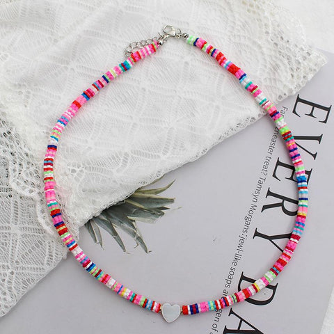 Natural Shell Beads Necklace Korean  Female Jewelry-JW01247-Veeddydropshipping
