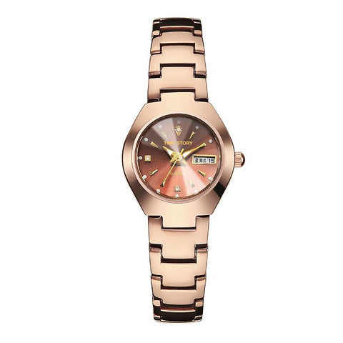 calendar fashion steel belt women waterproof quartz watch-JW00878-Veeddydropshipping