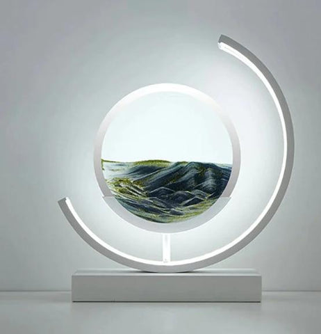 Bedside night light Glass 3d quicksand painting-TI00494-Veeddydropshipping