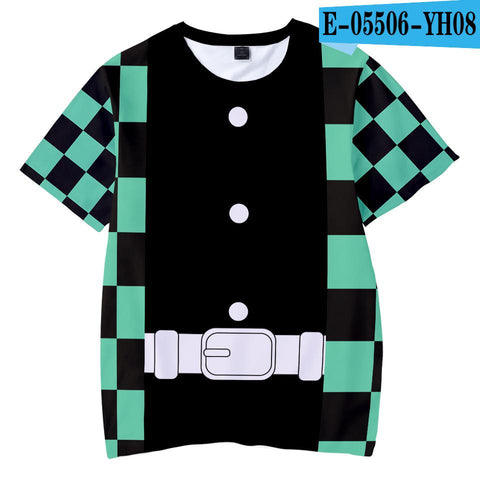 Kids 3T to 14T T Shirt Demon Slayer tshirt Kamado Tanjirou Nezuko Top-TB01165-Veeddydropshipping