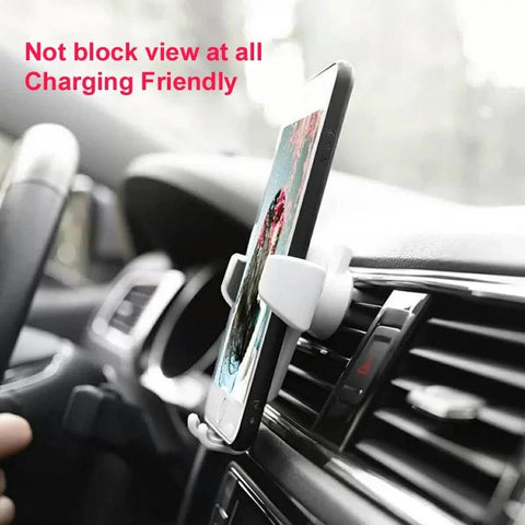 Gravity Car Holder For Phone Air Vent Clip Mount Mobile Cell Stand Smartphone GPS Support-PA00005-Veeddydropshipping