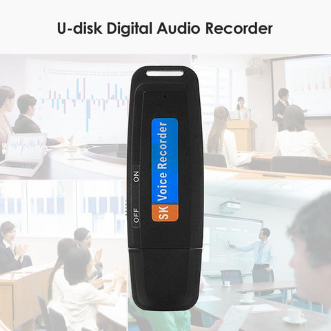 Professional Rechargeable U-Disk Portable USB Digital Audio Voice Recorder-CE01214-Veeddydropshipping