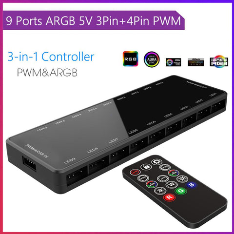 Remote Control Cooling Fan Hub  Docking Station -CO00128-Veeddydropshipping