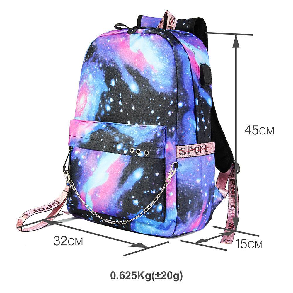 School Bag Women Men Causal Travel Laptop Backpack with-BS00284-Veeddydropshipping