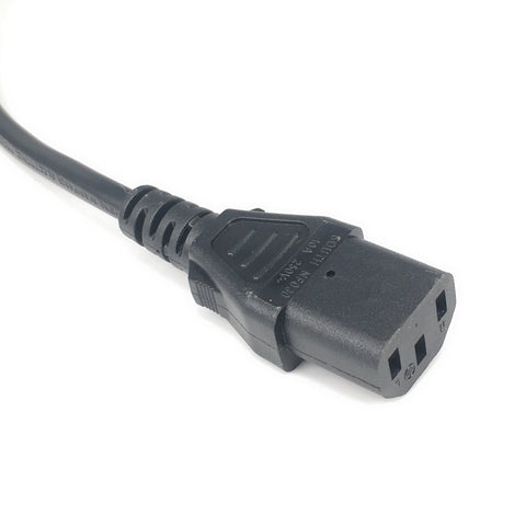 CEE7/7 to IEC C13 Power Cords, 10A/16A, 250V, H03VV-F 0.75mm Cable -CE00175-Veeddydropshipping
