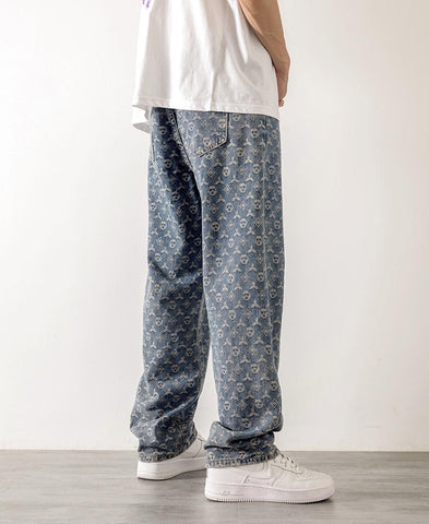 Autum Summer Thin Street Ruffian Handsome Loose Pants-MF00667-Veeddydropshipping