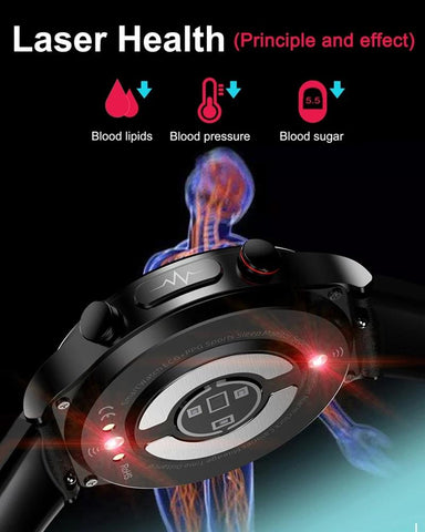 2023 New ECG+PPG Smart Watch Men Three High Laser Healthy Heart-CE00565-Veeddydropshipping