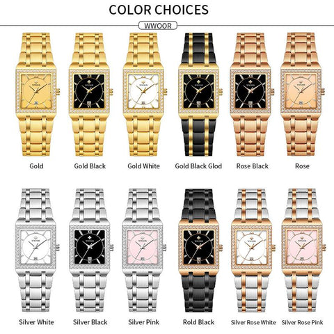 Luxury Watch Fashion Diamonds  Quartz Wristwatch-JW01044-Veeddydropshipping
