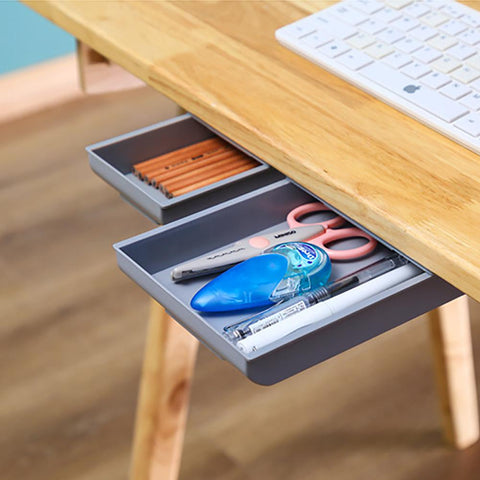 Under Desk Stand Self-adhesive Under-drawer Storage-HA00814-Veeddydropshipping