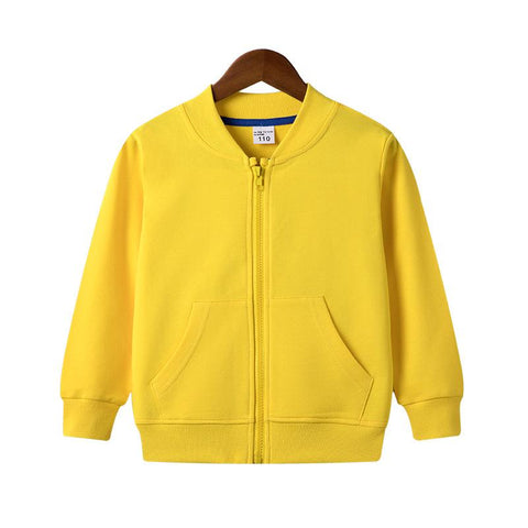 Selling 2-12 Year Old Girls Jacket Spring Children&#39;s Solid Cotton-TB00982-Veeddydropshipping