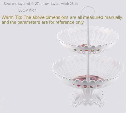 Household multi-layer fruit plate table bowl-HA01313-Veeddydropshipping