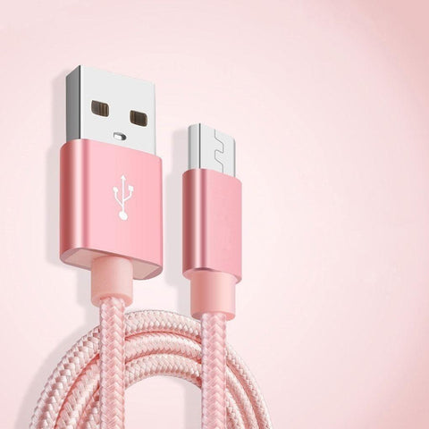 2 Meters Nylon Braided Data Cable Replacement for Android Data Line Charging-PA00401-Veeddydropshipping
