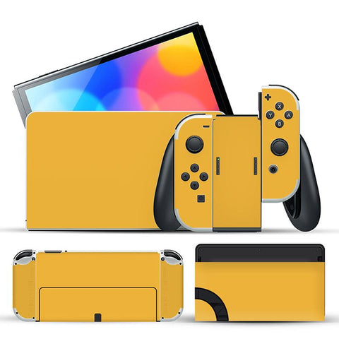 1PC Pure Color Skin Sticker Protector For Nintendo Switch OLED Classic Switch -CE01463-Veeddydropshipping