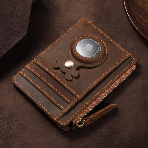 Wallet Men RFID Credit Card Holder Male Purse for Apple Airtag-BS00611-Veeddydropshipping