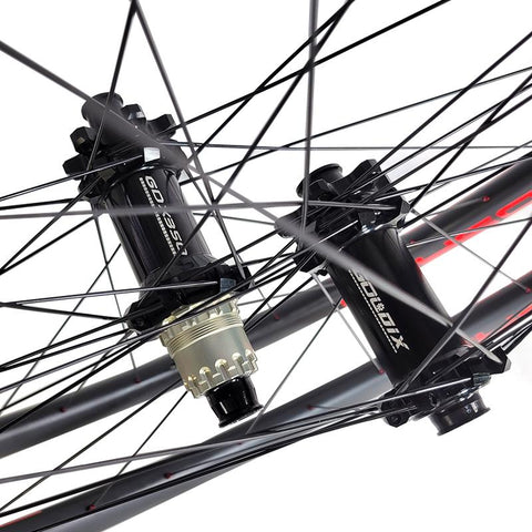 1350g 29er 34mm Wide MTB XC GOLDIX M350 36T Carbon BOOST Wheelset Tubeless -OS00991-Veeddydropshipping