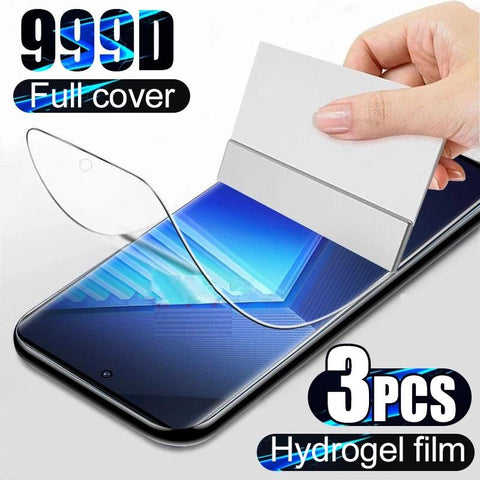 3Pcs Hydrogel Film for Xiaomi Mi 11 12 Lite 5G 12T Pro Screen Protector for Xiaomi-PA00580-Veeddydropshipping