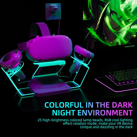 Fast Charging Dock For Oculus Quest 2 VR Headset Controllers Charger Holder-CE01208-Veeddydropshipping