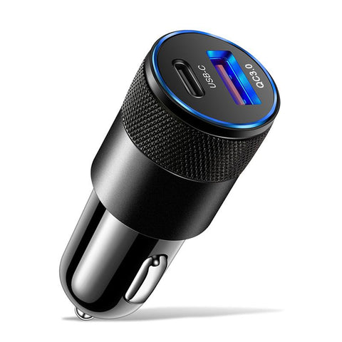 70W USB C Fast Car Charger 2 Ports Car Charger-PA01172-Veeddydropshipping