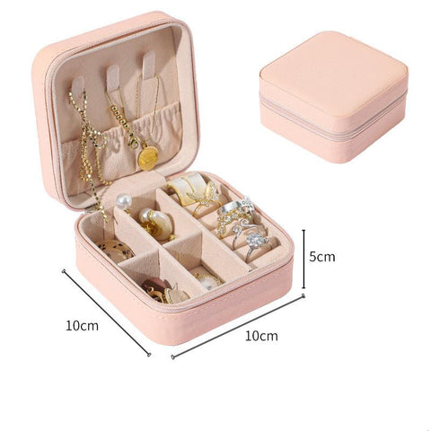 Portable Box Jewelry Organizer Travel Case Boxes-HA00786-Veeddydropshipping