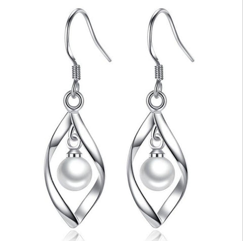 Zircon Love Heart Female Drop Earrings For Women Dainty Jewelry -JW01451-Veeddydropshipping