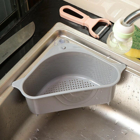Kitchen triangle sink filter drain basket rack-TI00613-Veeddydropshipping
