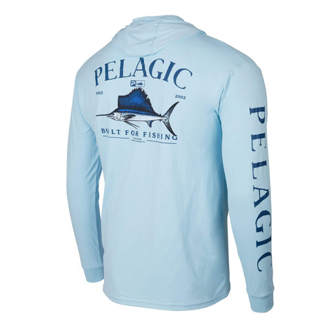 Pelagic Fish Hoodies Cap UV Protection Long Sleeve Jersey Run Camisa Pesca Upf 50 -OS00487-Veeddydropshipping